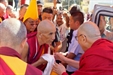 His Holiness Arrives in Mundgod to Attend 26th Mind & Life Meeting