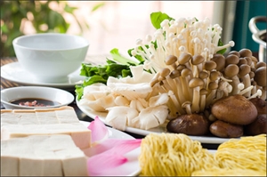 Lẩu nấm chay