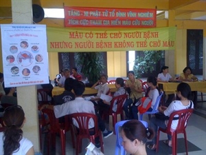 Tổ đình Vĩnh Nghiêm hiến máu tình nguyện