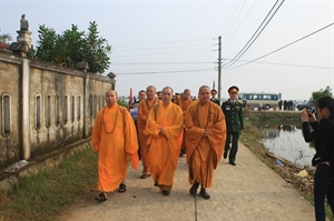 Chư Tăng cử hành lễ triệu tổ Đại tướng Võ Nguyên Giáp