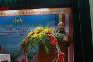 Thái Nguyên: Hội thảo Khóa bồi dưỡng kinh nghiệm hoằng pháp và tập huấn hoằng pháp viên khu vực phía Bắc (ngày thứ hai)