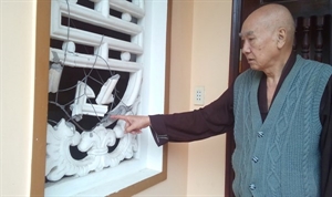 Đập vỡ cửa bê tông, lấy trộm 8 pho tượng cổ hơn 200 năm tuổi