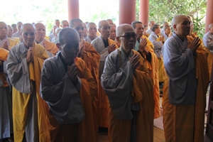 Thái Bình: Trường hạ Thánh Long tổ chức khai khóa an cư kiết hạ - PL.2559 – DL.2015