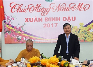 Các ban, ngành Trung ương làm việc với GHPGVN