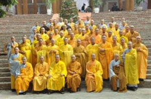 HN: Sơn môn Bồ Đề bái Tổ, họp mặt đầu năm
