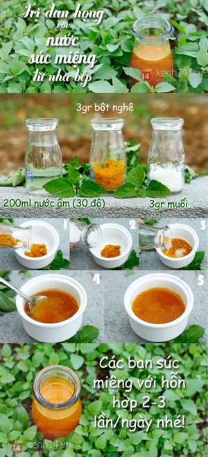 Dứt điểm cơn đau họng với nước súc miệng từ nhà bếp