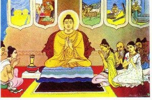 Đức Phật thuyết giảng về sự đau đớn