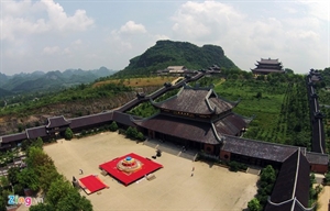 Chùm ảnh: Nơi tổ chức Đại lễ Vesak nhìn từ camera bay