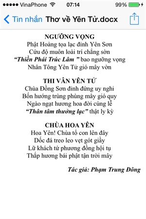 Bắc Ninh:Chùm Thơ về Trúc Lâm Yên Tử