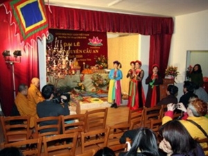Hội Phật tử Việt Nam tại Đức tổ chức lễ cầu an đầu năm