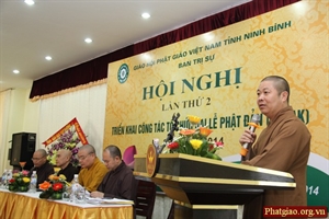 Ninh Bình: Rà soát các khâu về công tác tổ chức Đại lễ Phật đản Vesak LHQ 2014