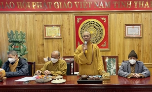 Thái Nguyên: Hội nghị tổng kết công tác Phật sự năm 2021