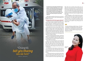 Tình nguyện viên chăm sóc F0 ở bệnh viện dã chiến: “Chúng tôi biết yêu thương sâu sắc hơn”