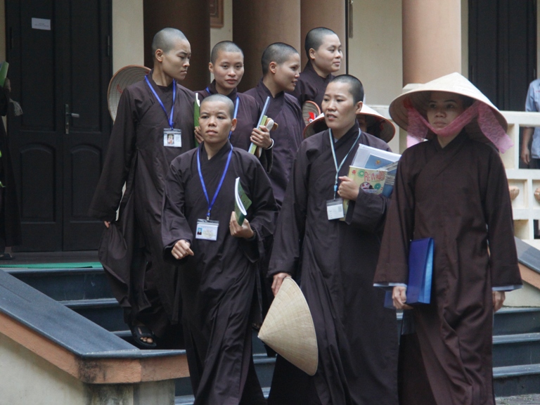 Các Tăng Ni tại Học viện Phật giáo Việt Nam