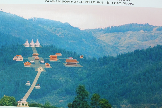 Mô hình phối cảnh Trúc Lâm Thiền viện Phượng Hoàng