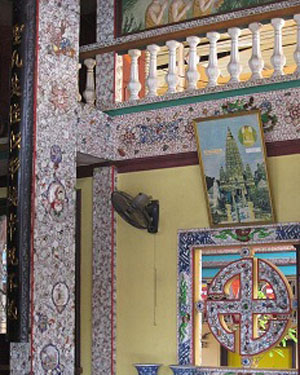  Một trong nhiều chi tiết độc đáo tại chùa An Phú.