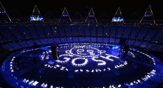 10 Hình ảnh lễ khai mạc Olympic 2012 hoành tráng