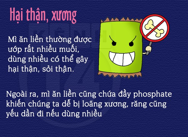 Mì ăn liền và những cảnh báo nên biết với sức khỏe 3