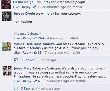 Dân mạng Philippines nén đau thương cầu nguyện cho Việt Nam