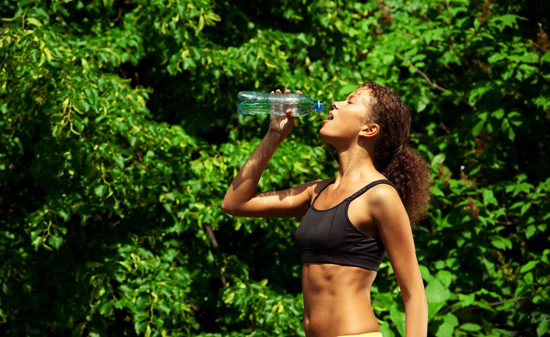 Girl Drinking Water