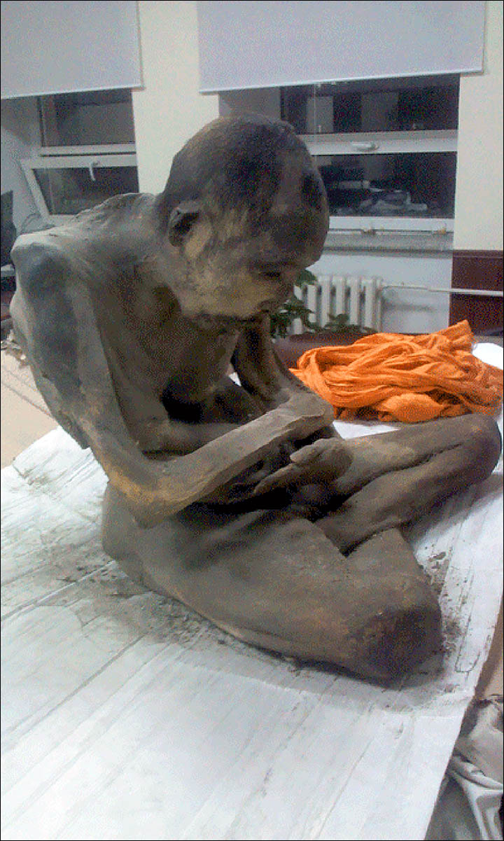 Mummified monk is ‘not dead’ and in rare meditative state, says expert