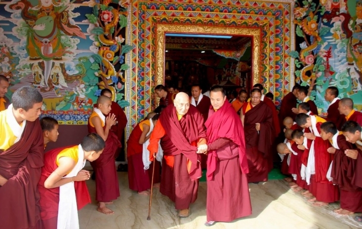Image result for yangthang rinpoche and dalai lama rinpoche