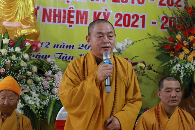 Thái Bình: Hội nghị tổng kết, chuẩn y nhân sự Ban Trị sự Phật giáo huyện Vũ Thư (2021-2026) ảnh 5