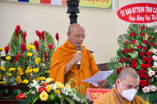 Cà Mau: Đại hội đại biểu Phật giáo huyện Phú Tân lần thứ III, nhiệm kỳ 2021-2026 ảnh 4