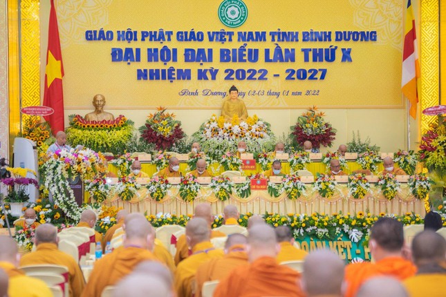 Bình Dương: Đơn vị đầu tiên tổ chức Đại hội đại biểu Phật giáo cấp tỉnh thành nhiệm kỳ 2022-2027 ảnh 8